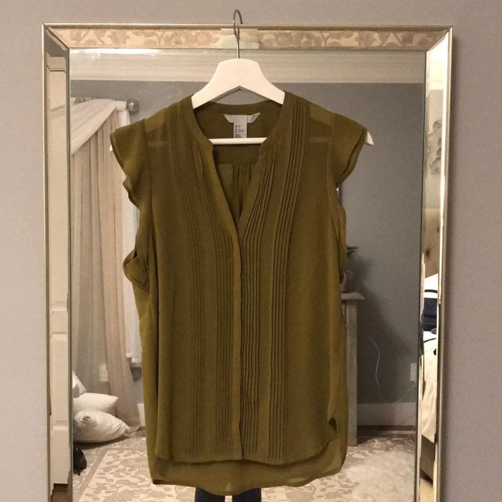 Dark Green Blouse